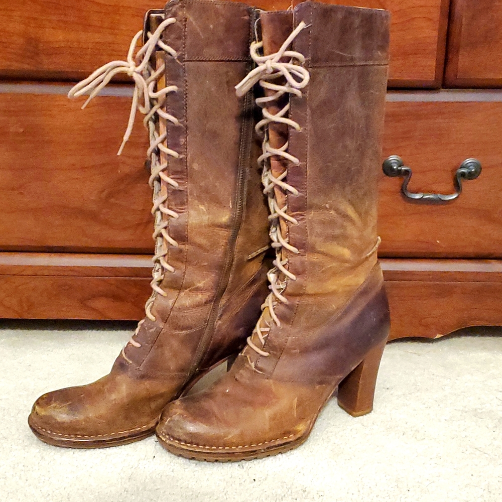 Frye Lace Up Boots